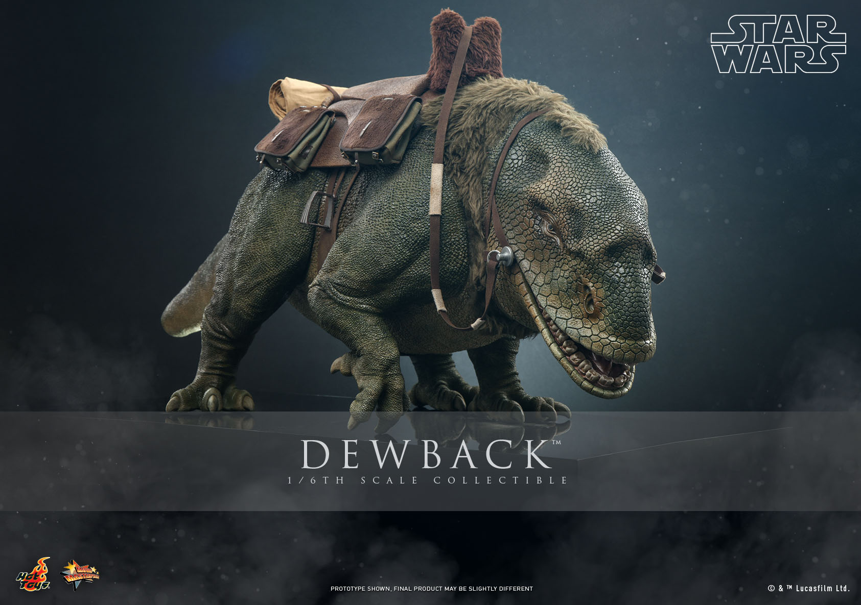 Pre-Order Hot Toys Star Wars Dewback Deluxe Sixth Scale Figure MMS719
